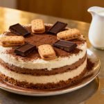 Gâteau de mamie recette rapide sans cuisson avec petits beurres et café