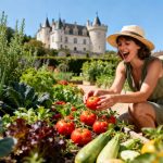 On y va pour son château mais le vrai trésor de ce village est son potager classé jardin remarquable
