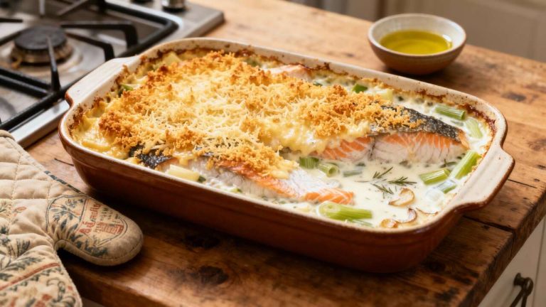 Recette de gratin au poisson de Cyril Lignac délices maison