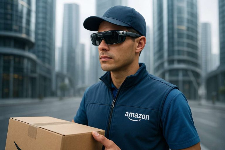 Amazon dévoile des lunettes connectées ultra-tech pour ses livreurs : un avant-goût du futur