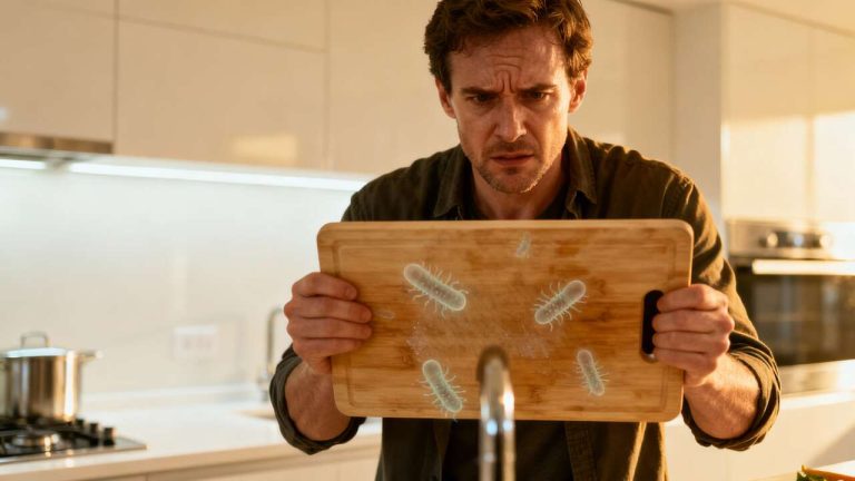 L&rsquo;erreur fatale en lavant vos planches à découper qui favorise les bactéries
